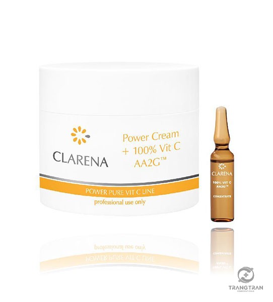 Kem dưỡng trắng sáng và mềm mượt da Pure C Power Cream + 100% Vit C AA2G