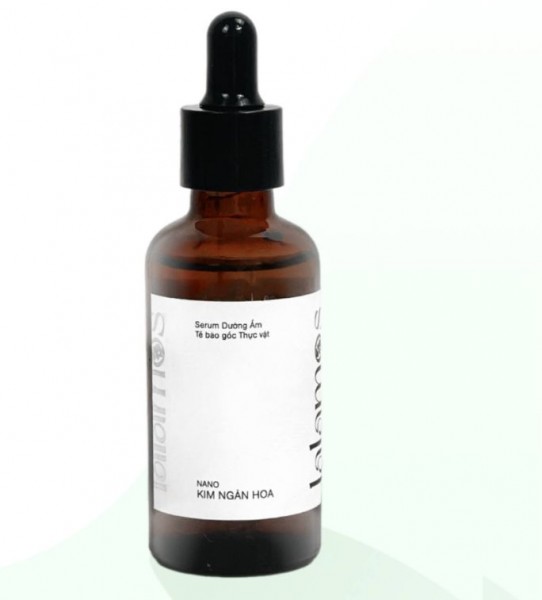 Serum phục hồi , dưỡng ẩm cho da Nano Kim Ngân Hoa Lalamos 