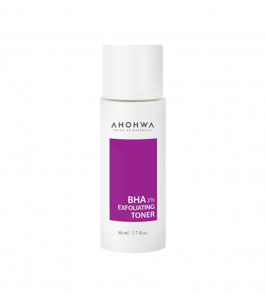 Toner Hỗ Trợ Kiểm Soát Dầu, Làm Sạch Da, Cải Thiện Lỗ Chân Lông Ahohwa – BHA 2% Exfoliating Toner 80ml