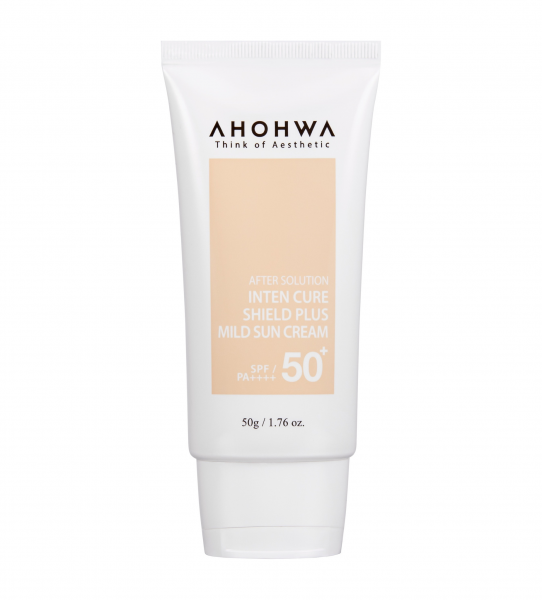 Kem Chống Nắng Hỗ Trợ Bảo Vệ Da, Hiệu Chỉnh Sắc Tố - X5 Bảo Vệ - Ahohwa SPF 50+/PA++++ Inter Cure Shield Plus Mild Sun Cream 50g