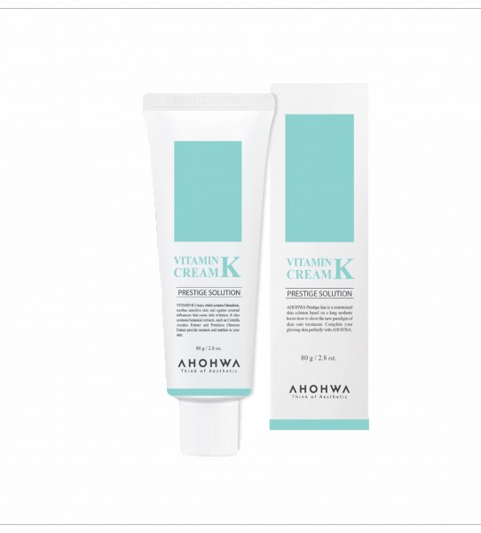 Kem Hỗ Trợ Làm Dịu Da, Giảm Đỏ, Chăm Sóc Da Yếu Sau Corticoid - Ahohwa Vitamin K Cream 80g