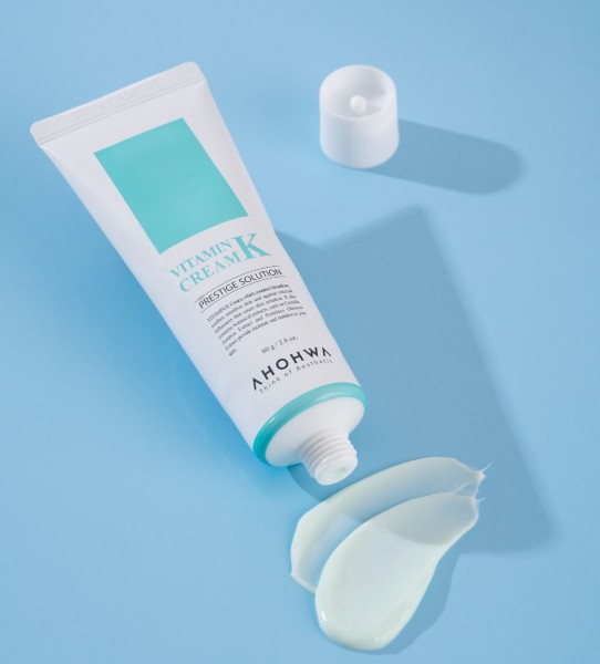 Kem Hỗ Trợ Làm Dịu Da, Giảm Đỏ, Chăm Sóc Da Yếu Sau Corticoid - Ahohwa Vitamin K Cream 80g