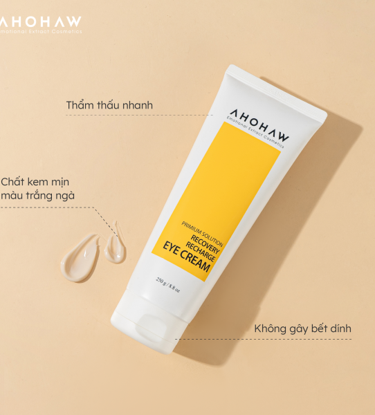 Kem Cấp Ẩm & Cải Thiện Nếp Nhăn Vùng Mắt - Ahohwa Recovery Recharge Eye Cream 30gr