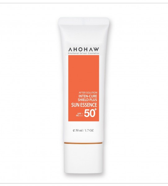 Tinh Chất Chống Nắng Vật Lý Lai Hoá Học - Ahohwa Inten Cure Shield Plus Sun Essence SPF 50+/PA+++ 50gr