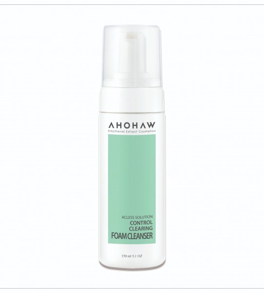 Sữa Rửa Mặt Dạng Bọt Dành Cho Da Dầu Mụn - Ahohwa Control Clearing Foam Cleanser 150ml