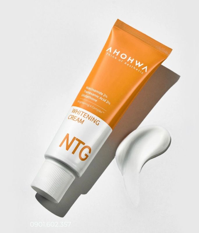 Kem Dưỡng Trắng Da, Giảm Nám Tàn Nhang - Ahohwa NTG Whitening Cream 50ml