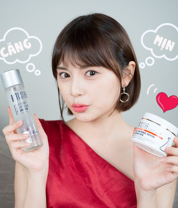 Mặt nạ (kem) ngủ siêu dưỡng trắng da BRTC chính hãng - BRTC Gold Panthenol Revital Sleeping Pack 80ml
