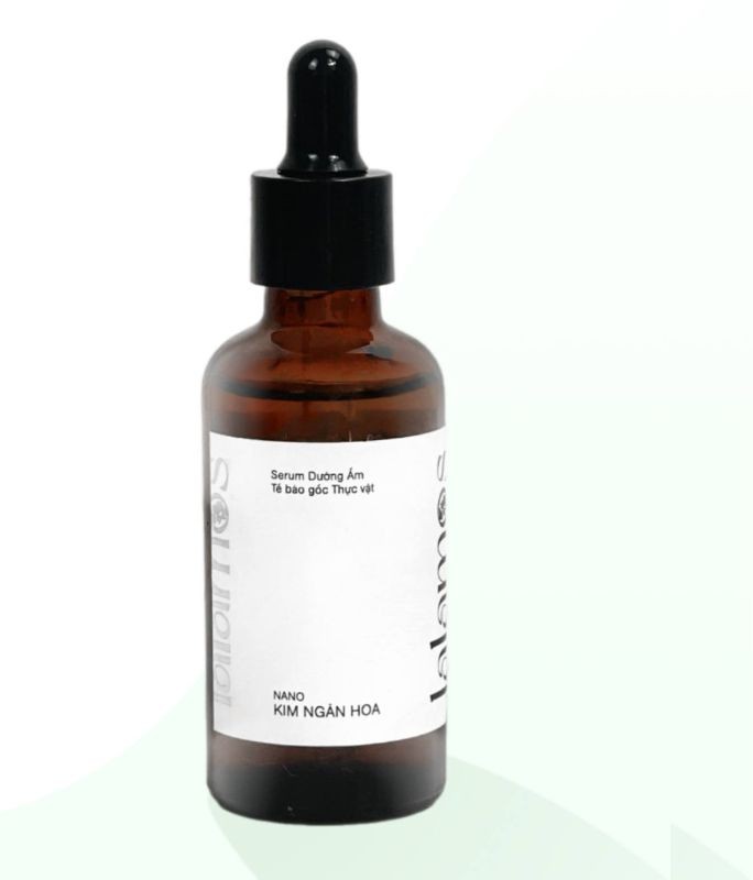 Serum phục hồi , dưỡng ẩm cho da Nano Kim Ngân Hoa Lalamos 