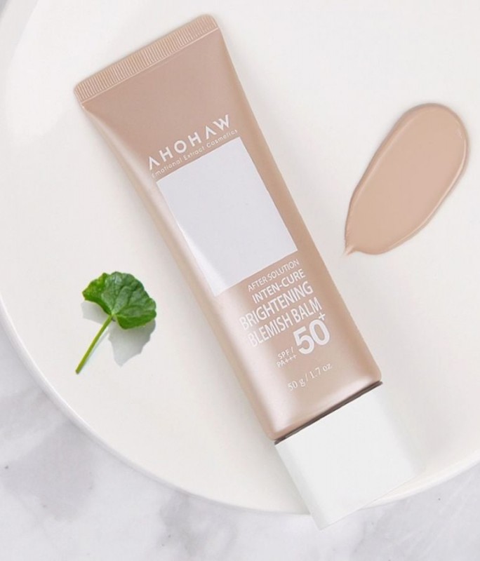 Kem Nền Hỗ Trợ Che Khuyết Điểm 3 In 1 - Ahohwa Brightening Balmish Balm SPF 50+/PA+++ 50gr