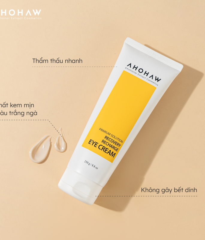 Kem Cấp Ẩm & Cải Thiện Nếp Nhăn Vùng Mắt - Ahohwa Recovery Recharge Eye Cream 30gr
