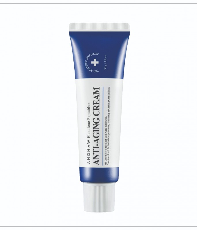 Kem Dưỡng Phục Hồi, Trẻ Hoá Tế Bào Sinh Học - Ahohwa Elazulene Peptablue Anti- Aging Cream 50gr