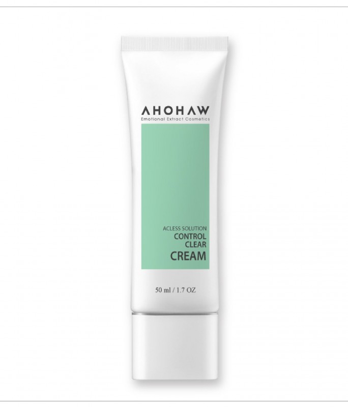 Kem Dưỡng Ẩm, Giảm Mụn Trứng Cá - Ahohwa Control Clear Cream 50ml