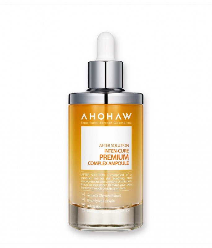 Tinh Chất Giúp Làm Chậm Quá Trình Lão Hóa & Cải Thiện Nếp Nhăn - Ahohwa Inten Cure Premium Complex Ampoule 50ml