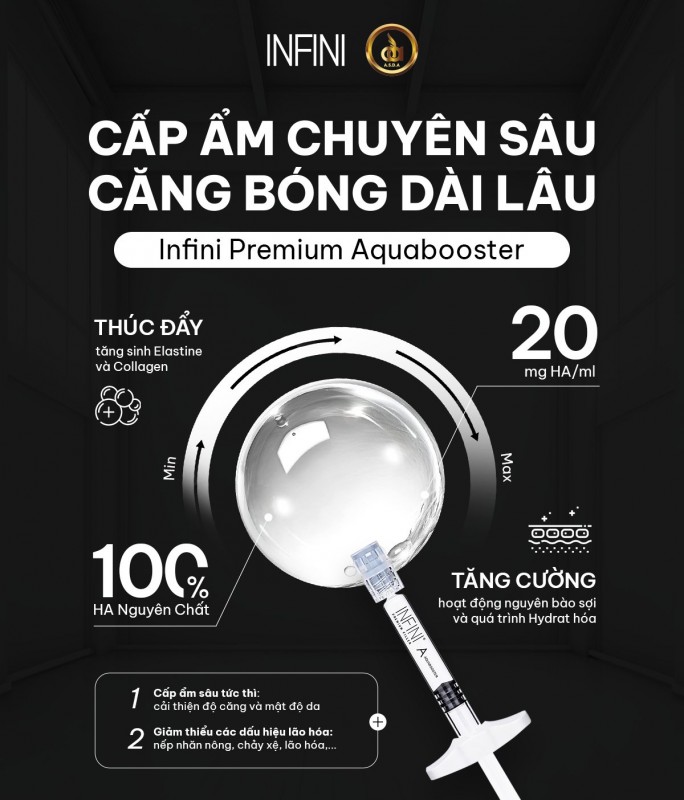 Tinh chất BAP mờ nhăn, căng bóng trẻ hóa da Infini Premium Filler A Aquabooster