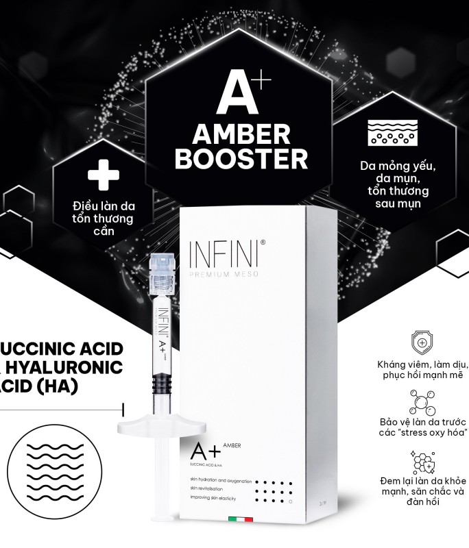Tinh chất BAP tái tạo, phục hồi da săn chắc trẻ khỏe Infini A+ Amber Booster
