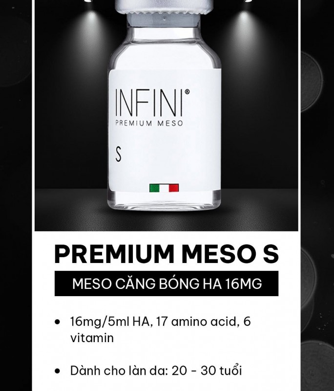Meso HA 16mg chống lão hóa, căng bóng da Infini Premium Meso S
