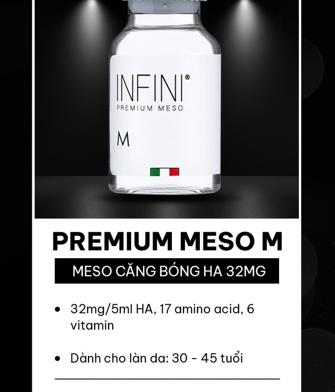 Meso HA 32mg dưỡng ẩm sâu, căng bóng da Infini Premium Meso M