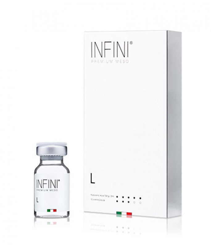 Meso cocktail 75mg HA giảm nếp nhăn, trẻ hóa da Infini Premium Meso L
