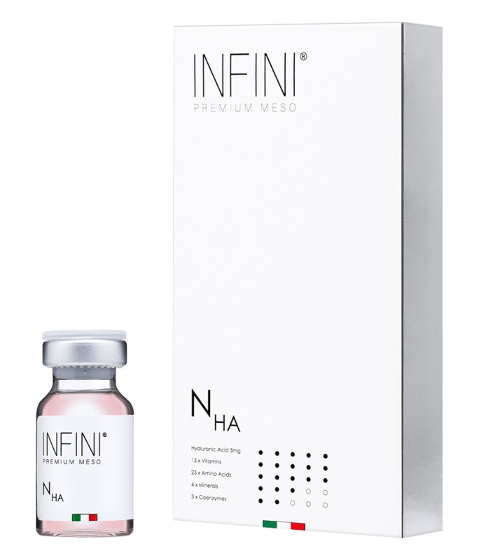 Cocktail HA 5mg/10ml trẻ hóa da cấp độ 2 Infini Premium Meso NHA 