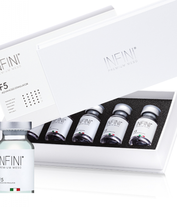 Cocktail giảm nhăn, tái tạo và trẻ hóa làn da sáng mịn Infini Premium Meso F5