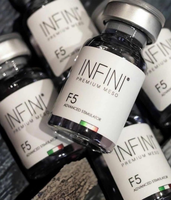 Cocktail giảm nhăn, tái tạo và trẻ hóa làn da sáng mịn Infini Premium Meso F5