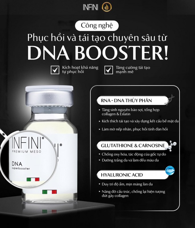 Tinh chất sửa chữa, phục hồi da tổn thương và tái sinh làn da Infini DNA Superbooster