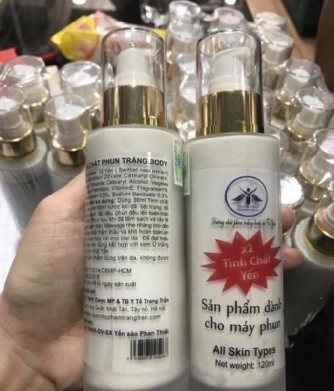 Lotion 2in1 dưỡng trắng chống nắng từ tinh chất tổ yến (tinh chất dịch yến dành cho máy phun)
