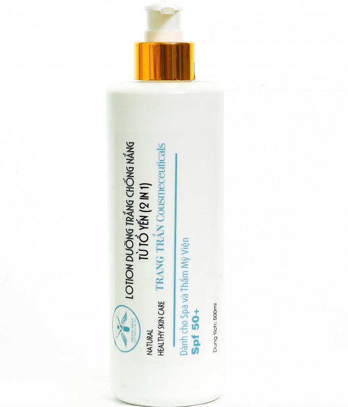 Lotion 2in1 dưỡng trắng chống nắng từ tinh chất tổ yến collagen 500ml