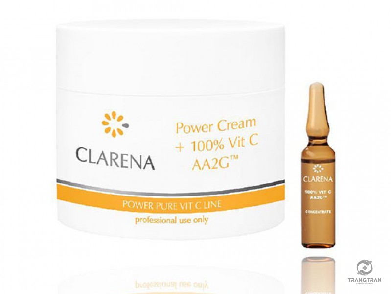 Kem dưỡng trắng sáng và mềm mượt da Pure C Power Cream + 100% Vit C AA2G